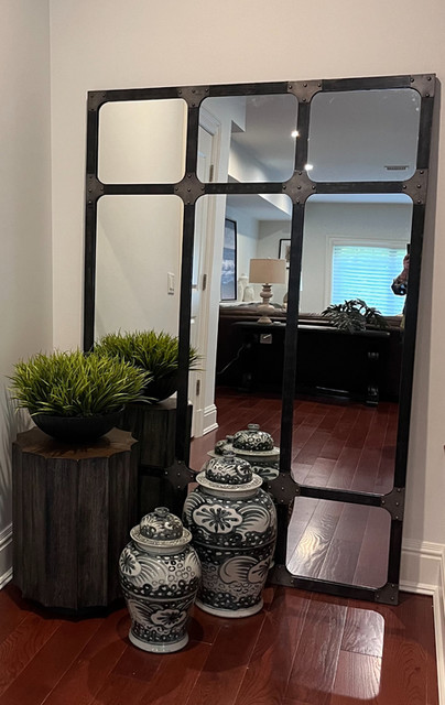 Brayden Iron Floor Mirror | Full-Length Mirror | Ethan Allen