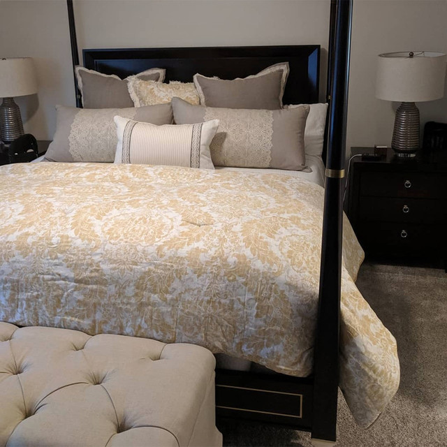 Andover Wood Poster Bed | Ethan Allen Wood Four-Poster Bed | Ethan