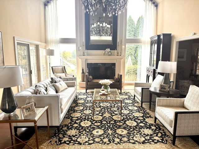 Halton Fabric Occasional Chair—Exposed Wood Frame | Ethan Allen
