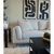 Newport White Scandi Loveseat with Track Arms