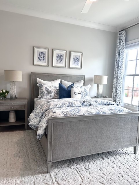 Navy & Linen Botanical Artwork | Botanical Print | Ethan Allen