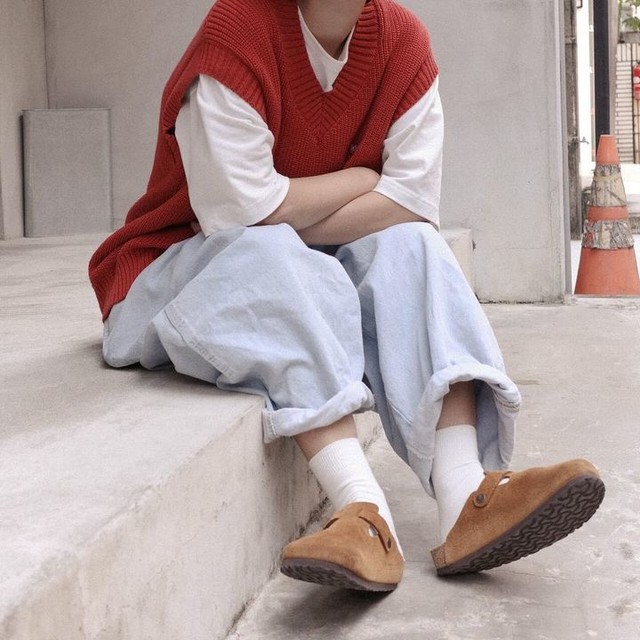 thumbnail from instagram_graph by 01_.10 displaying Boston Soft Footbed Suede Leather Mink.