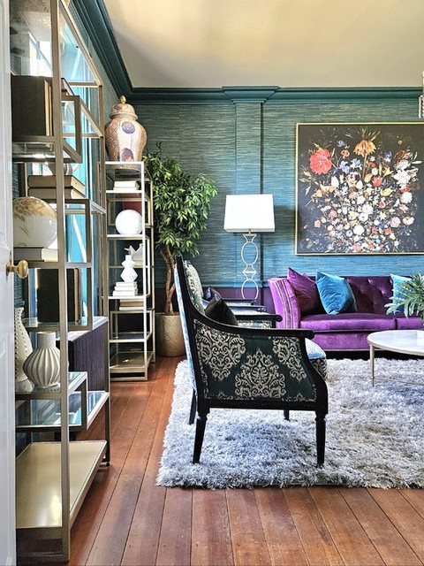 Clarksburg Open Concept Metal and Glass Bookcase | Ethan Allen