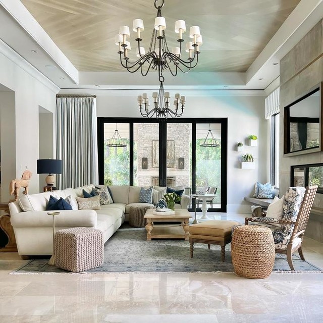 Heather Woven Stool | Accent Tables | Ethan Allen