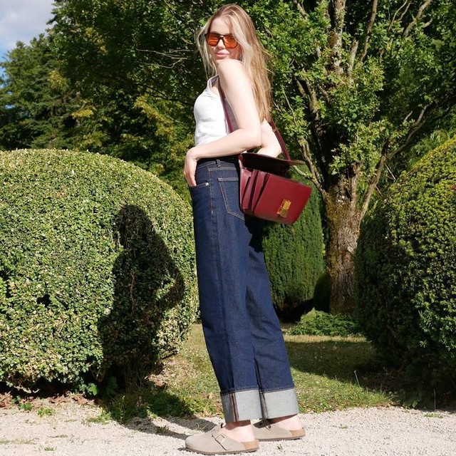 thumbnail from instagram_graph by kate.myronova displaying Boston Soft Footbed Suede Leather Taupe.