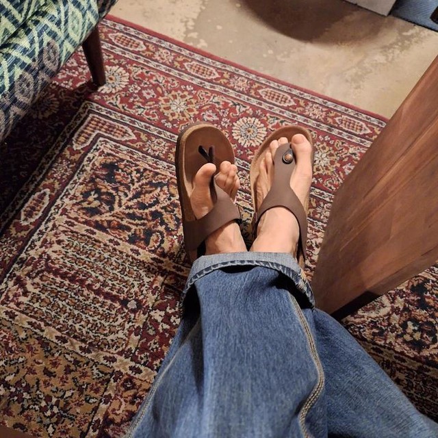 Gizeh olejowana skóra Habana | BIRKENSTOCK