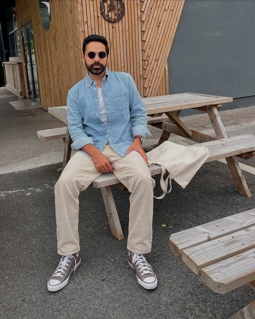 Men Wearing Pink Converse Mens Pink Converse All Star Hi