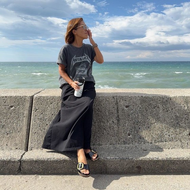 Madrid Big Buckle Natural Leather Patent in Color High Shine