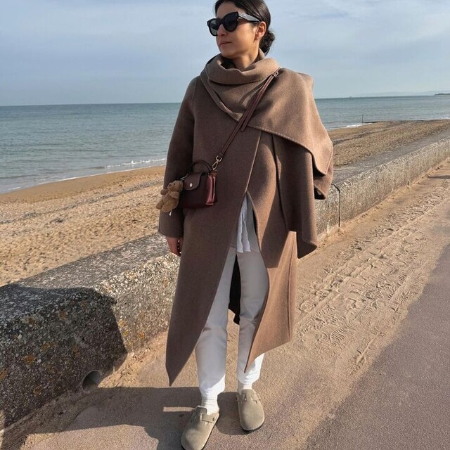 Boston Shearling / ボストン シアリング」（スエードレザー、トープ