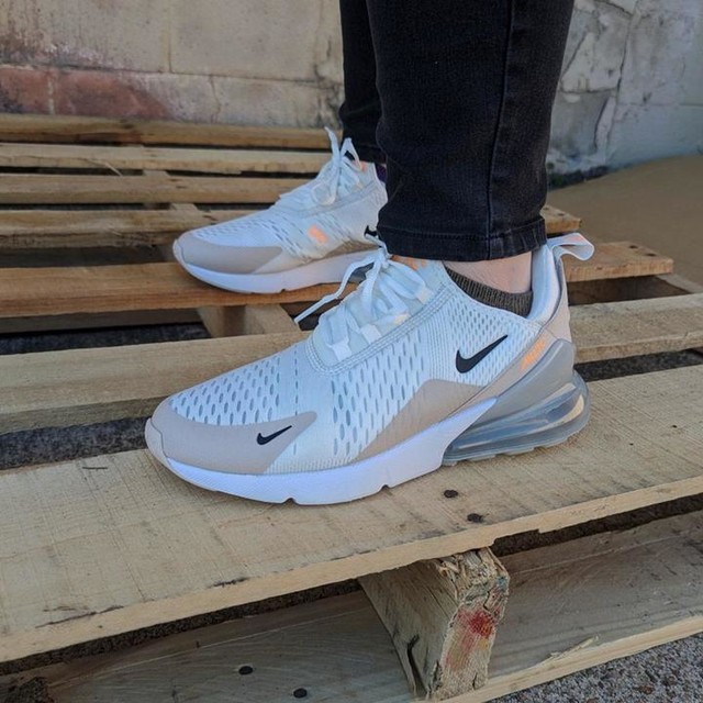 nike air max 270 summit white black desert sand