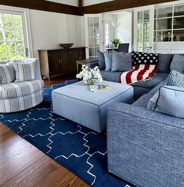 Miles Cocktail Ottoman | Ethan Allen