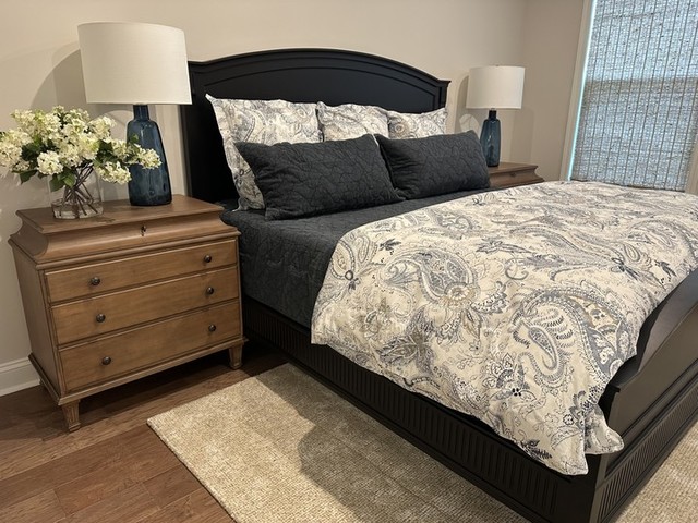 特大！キングサイズ 最高級ベッドフレームセット♪ ETHAN ALLEN Ethan Allen Townhouse Warwick King Size Bed Frame #76885
