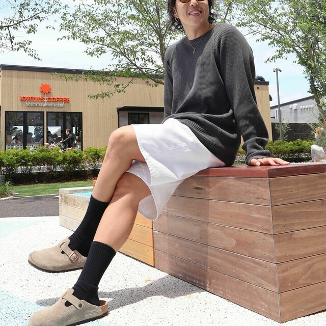 Boston / ボストン」（スエードレザー、トープ）| BIRKENSTOCK（日本）