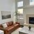 Mason Deep Seated Leather Sofa with Track Arms and Foam Cushions